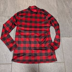 Under Armour Women's Buffalo Plaid Cold Gear Tunic Shirt